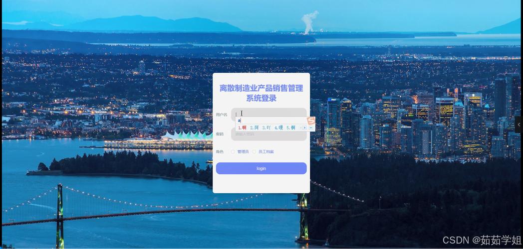 java计算机毕业设计离散制造业产品销售管理系统(开题报告 源码 论文)